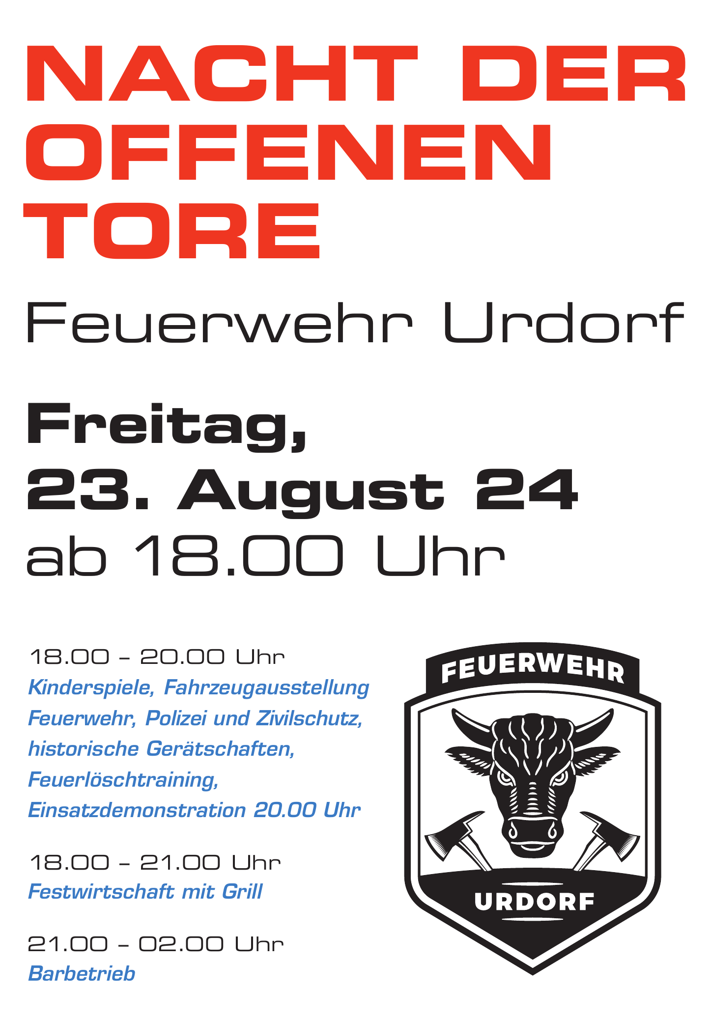 Nacht der offenen Tore 2024 Flyer